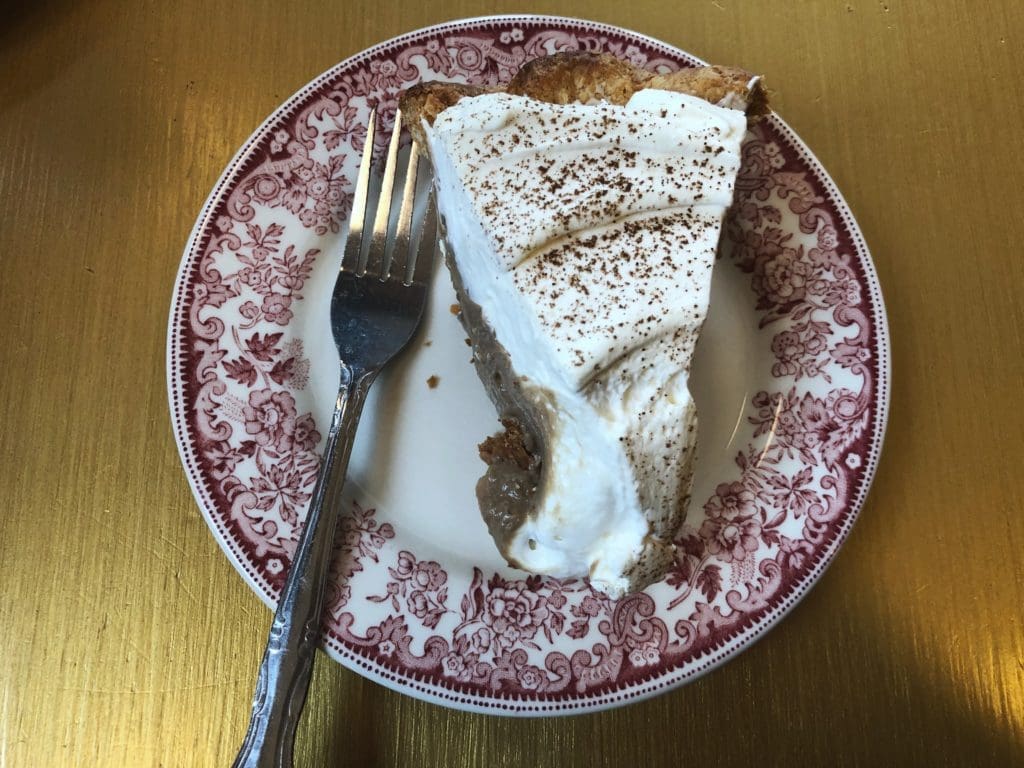 Slice of pie at Spinning J