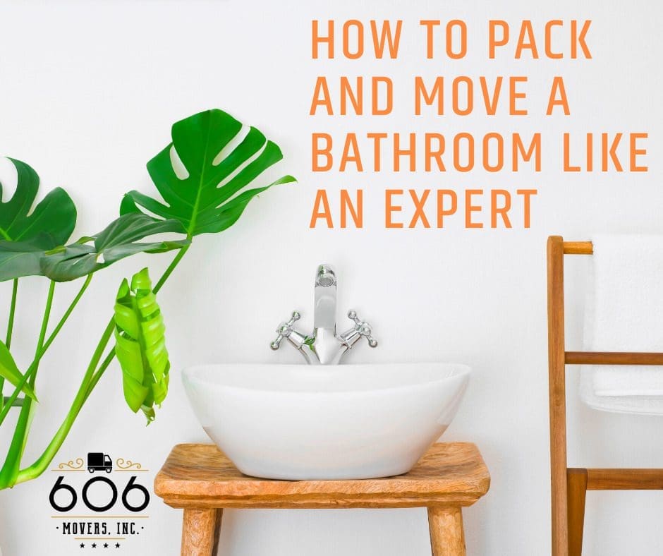 How to pack and move a bathroom like an expert